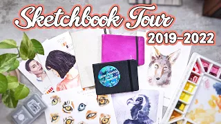 Sketchbook Tour | Watercolor Sketchbook Pages 2019-2022