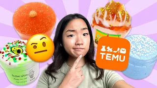 Reviewing Slimes I Found On TEMU 😅 Pt. 2