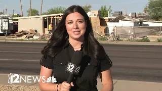 Truck crashes into south Phoenix home