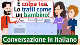 Conversazione Naturale in Italiano (Figlio contro genitori) | Impara l'italiano - LEARN ITALIAN