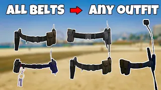 How To Get EVERY BELT on Any Outfit Glitch In GTA 5 Online 1.67! NO TRANSFER, GET Cop belt & MORE