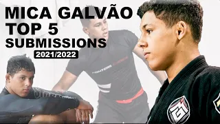 MICA GALVÃO TOP 5 SUBMISSIONS JIU JITSU 2021/2022