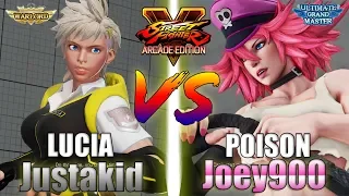 SFV AE 👊🏻 Justakid (LUCIA) vs Joey900 (POISON) [S4]