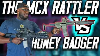 The Q Honey Badger vs Sig MCX Rattler LT