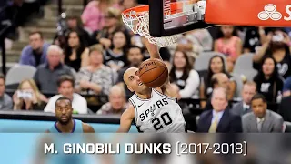 Manu Ginobili's Dunks (2017-2018)