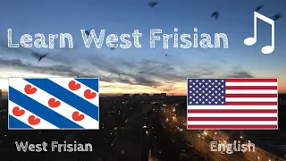 Learn before Sleeping - West Frisian (native speaker)  - with music