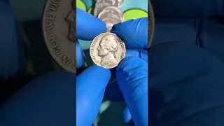 1945 S silver war nickel found while coin roll hunting