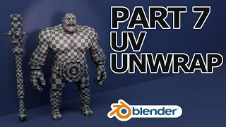 Blender 2.9 Tutorial - Stylized Character Modeling - Part 7 of 9: UV Unwrapping