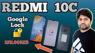 Redmi 10C Remove Google Lock | Frp Bypass | Gmail Bypass | MIUI 13 | Xiaomi Redmi 10C Unlock