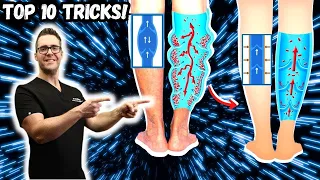 10 Ways To IMMEDIATELY BOOST Leg and Foot CIRCULATION!