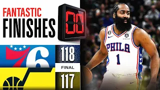 THRILLING ENDING In Final 2:22 76ers vs Jazz | January 14, 2023