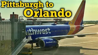 Full Flight: Southwest Airlines B737-700 Pittsburgh to Orlando (PIT-MCO)