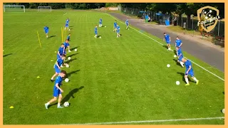 Complete pre-match warm-up (technique, ball control, SSG, finsihing drill, crossing and finishing)