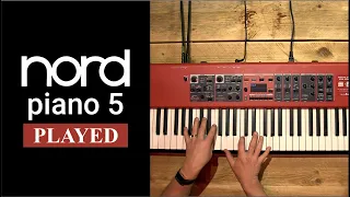 Nord Piano 5 Demo - 7 Piano Voices (No Talking)