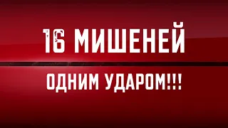 16 мишеней вперед одним ударом - Рекорд 2019 года в рубке шашкой