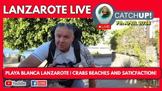 🔴Lanzarote LIVE catchup!🔴| I cannot believe what I see in the vending machine! Playa Blanca