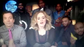 Jimmy Fallon,Adele I The Roots Sing,,Hello" (w/Classroom instruments)