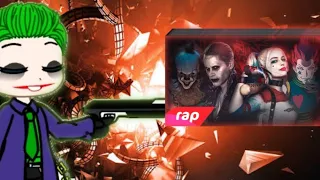 Liga Dos Vilões + Coringa Reagindo Ao Rap do Coringa Arlequina Hisoka e Pennywise CIRCO DOS HORRORES