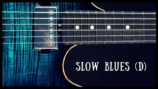 Super Slow Blues Jam | Sexy Guitar Backing Track (D)