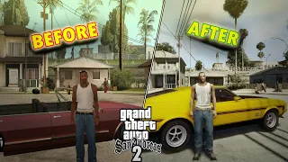 I Changed GTA San Andreas Completely | GTA San Andreas Graphics MODs