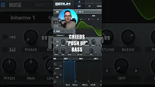 How to: Creeds “Push Up” Bass in Serum #samsmyers #sounddesign #shorts