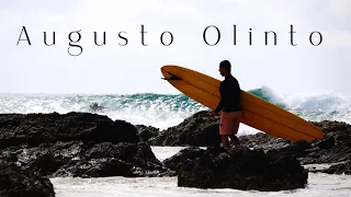 Augusto Olinto Longboarding Wategos at Byron Bay.