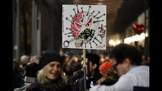 "Querdenken"-Demo in Leipzig wegen Regelverstößen vorzeitig beendet