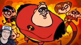 СУПЕРСЕМЕЙКА ► НАСТОЯЩАЯЯ ВЕРСИЯ ( The Ultimate "The Incredibles" Recap Cartoon ) | Реакция