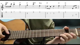 Jupiter (Gustav Holst) - Easy Beginner Guitar Tab With Playthrough Tutorial Lesson