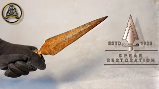 Restoration of a Rare Vintage 1920 Indian Spear: Watch the Transformation