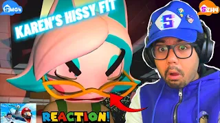 Mario's Plane Trip REACTION! - KAREN RAGES!!!