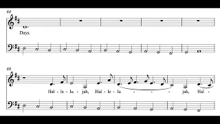 An Evening Hymn (H. Purcell) Score Animation