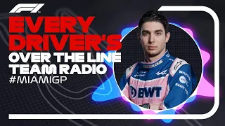 Every Driver's Radio At The End of Their Race! | Miami Grand Prix