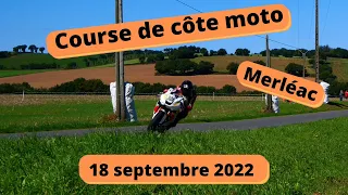 Course de côte moto Merléac 2022