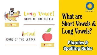 Long Vowels & Short Vowels | Vowel Sounds | Grammar Videos | NutSpace