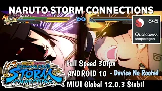 TEST GAME NARUTO STORM CONNECTIONS DI ANDROID - SNAPDRAGON 845 - Support Android 10 - Yuzu NCE V271