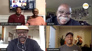 The legendary Whispers on  LIVE with T'Marie and Que