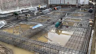 Amazing Techniques Construction For The Most Solid Reinforced Concrete Platform