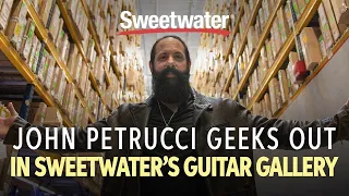 John Petrucci Geeks Out In Sweetwater's Guitar Gallery 🎸