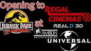 Opening to Jurassic Park 2023 Regal Cinemas