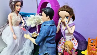 DAD MARRIES AUNT💍👰 Katya and Max are a fun family! Funny dolls Barbie series LOL DARINELKA TV