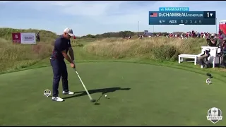 Bryson SMASHES 417 yard drive at the Ryder Cup