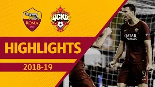 DZEKO + CENGIZ! Roma-CSKA Moscow 3-0, Highlights UCL 2018-19