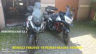 Time to say goodbye.... Porównanie Benelli TRK502X vs Suzuki DL650 Vstrom 2014.   Część 1