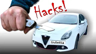 Alfa Giulietta - 6 Hacks in 6 minutes!