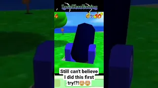 Super Mario 64 ~ First try with the awful Wingcap Controls?!?🤨🤯 #shorts
