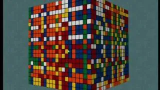 20x20x20 Rubiks Cube Solve 88 Seconds!