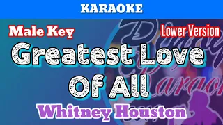 Greatest Love Of All by Whitney Houston (Karaoke _ Male Key _ Lower Version)