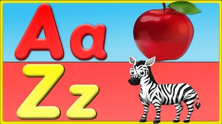 Phonics Apple to Zebra + ABC Song | Learn ABC Alphabet for Children