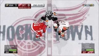 NHL 18 - Detroit Red Wings vs Anaheim Ducks - Gameplay (HD) [1080p60FPS]